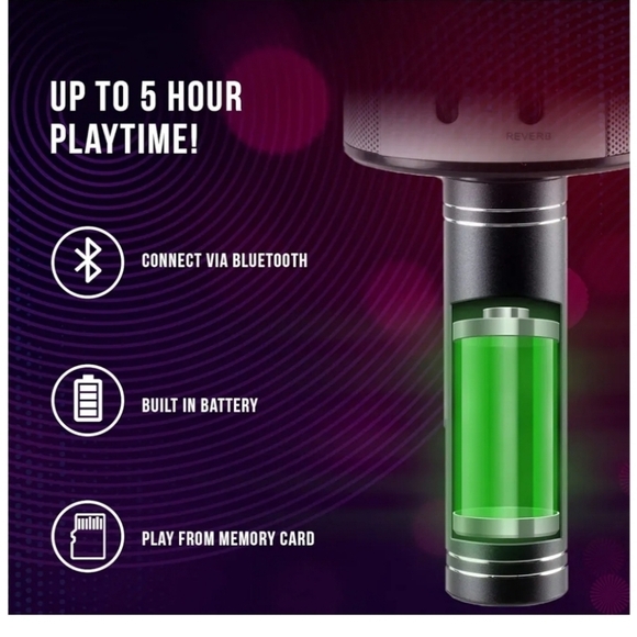 IJoy New In Box Blue Tooth Kereoke Microphone - Picture 5 of 6